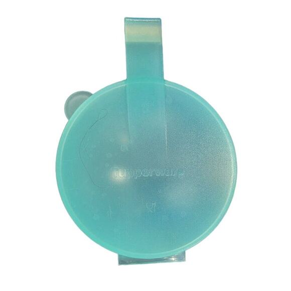 Tupperware Forget Me Not Large Hanging Tomato Onion Keeper Aqua #4201 - Picture 1 of 7